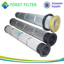 FORST Poliéster 160mm Placa Celular Plisado Cilindro Cartucho de Filtro Spun